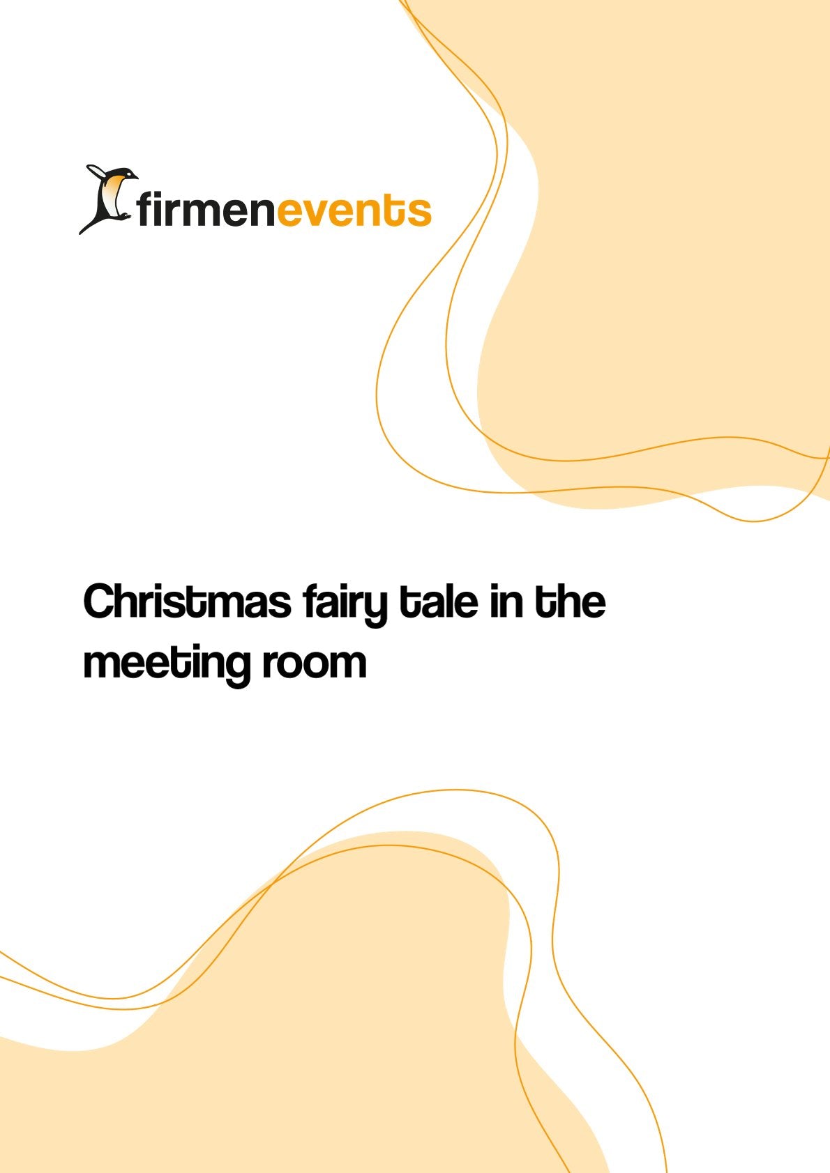 Christmas fairy tale in the meeting room