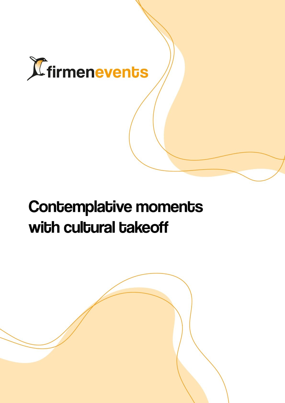 Contemplative moments with cultural takeoff