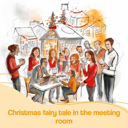 Christmas fairy tale in the meeting room