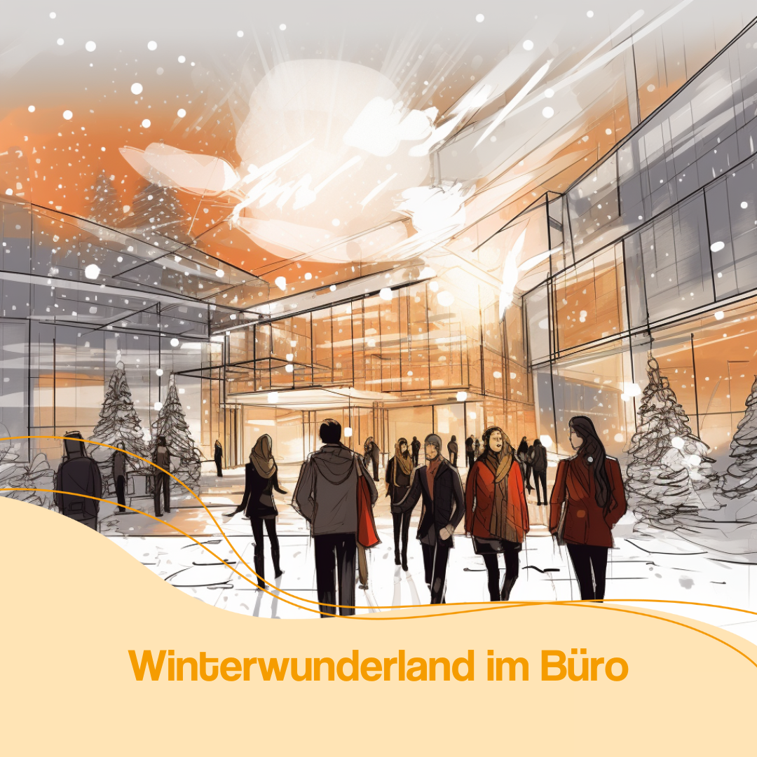 Winterwunderland im Büro